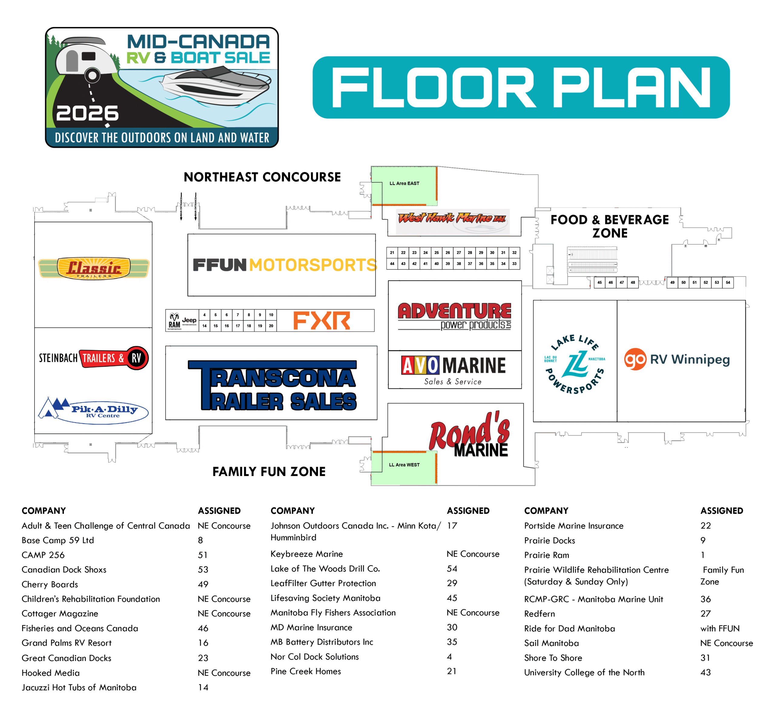 2026 Mid Canada RV and Boat Sale Floor plan_with legend-01